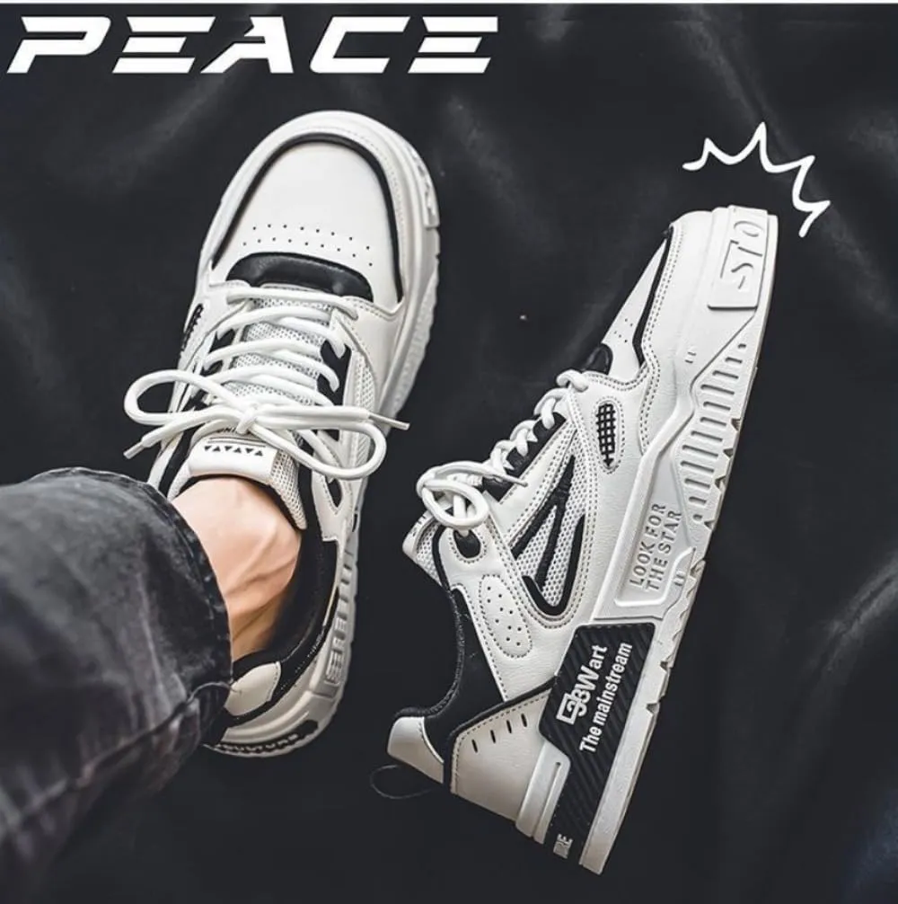 𝐌𝐞𝐧'𝐬 𝐒𝐤𝐚𝐭𝐞𝐛𝐨𝐚𝐫𝐝 𝐒𝐡𝐨𝐞𝐬 𝐰𝐢𝐭𝐡 𝐀𝐧𝐭𝐢-𝐒𝐥𝐢𝐩 𝐓𝐞𝐜𝐡𝐧𝐨𝐥𝐨𝐠𝐲 - Comfortable and Durable for Street Style and Skateboarding - Fashion Trendy Design