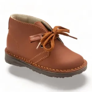 522 - Tan Sahara Leather Lace for Toddler/Boy/Girl by London Kids