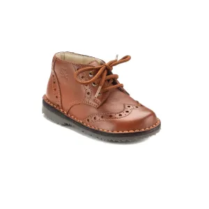 531 - Tan Soft Leather Lace for Toddler/Boy/Girl by London Kids