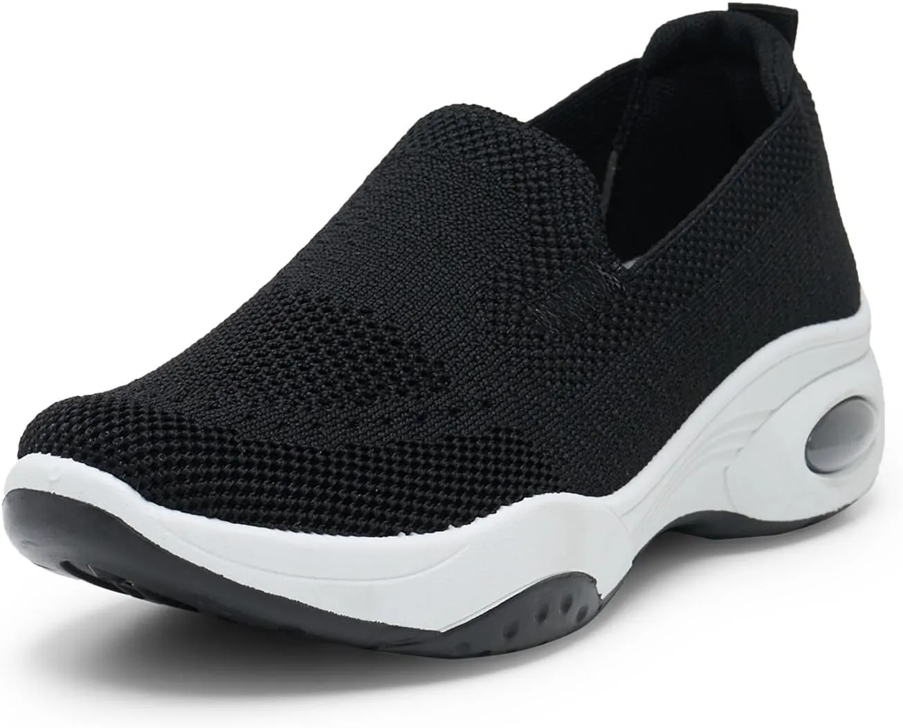 Alexis Leroy Women's Mesh-Comfortable Athletic Walking Shoes Slip On Casual Sneakers