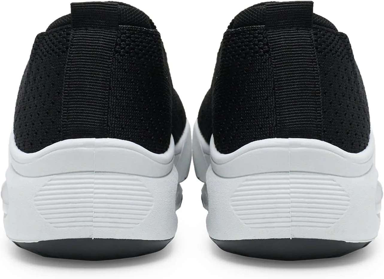 Alexis Leroy Women's Mesh-Comfortable Athletic Walking Shoes Slip On Casual Sneakers