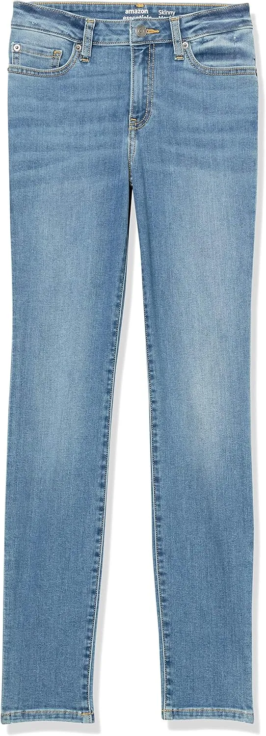 Amazon Essentials Women's Mid-Rise Stretchy Skinny Jean
