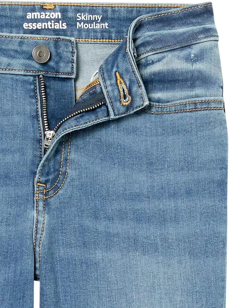 Amazon Essentials Women's Mid-Rise Stretchy Skinny Jean
