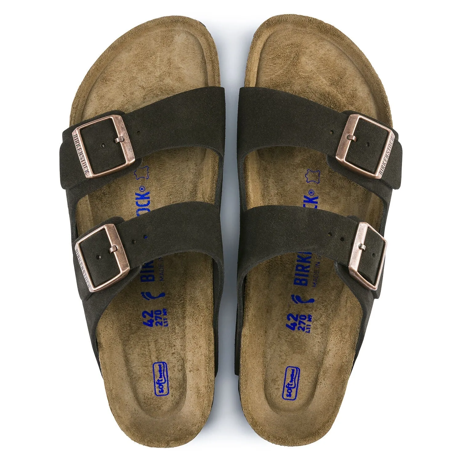 Arizona | Soft Footbed | Suede | Mocha