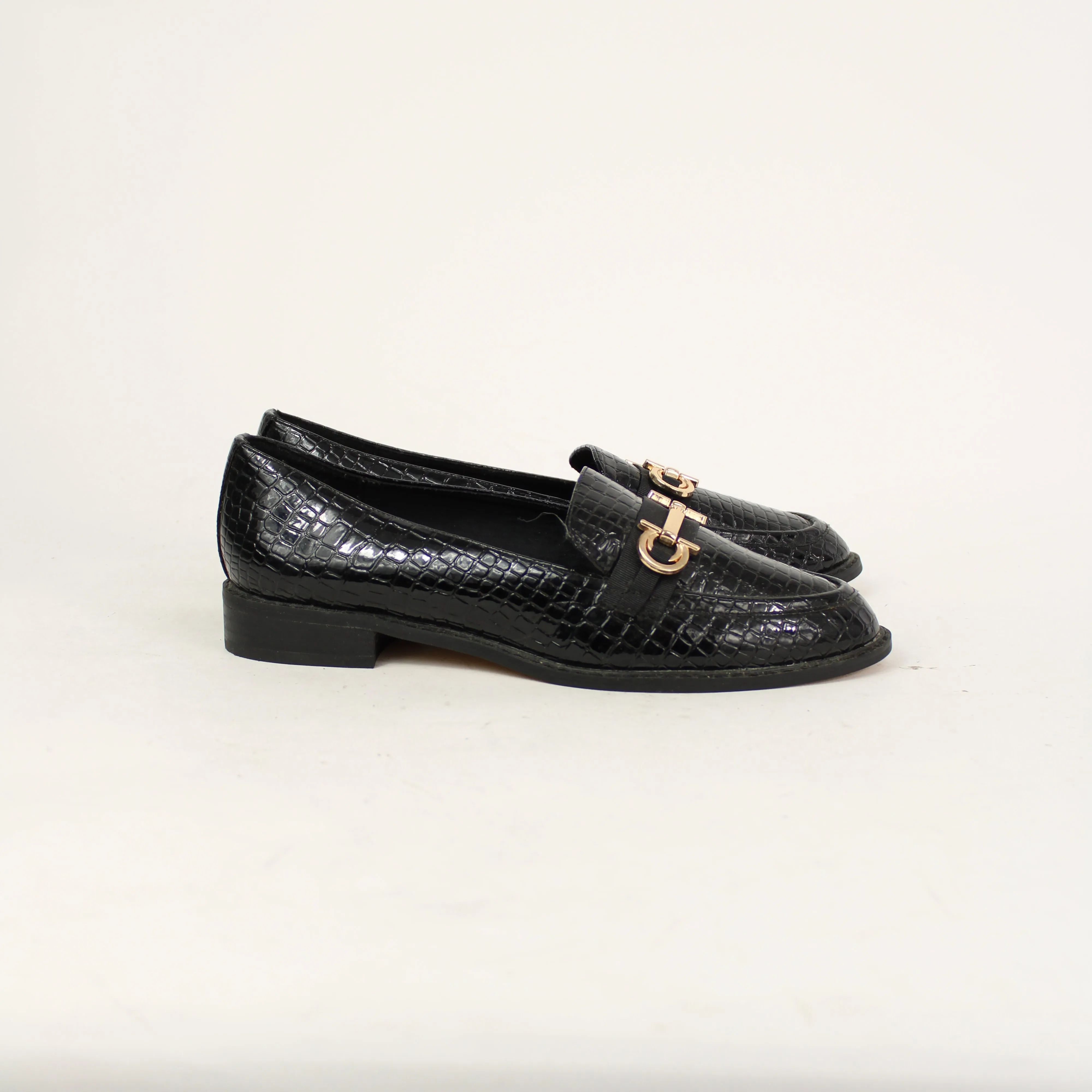 Asos Black Loafer Flat Shoes
