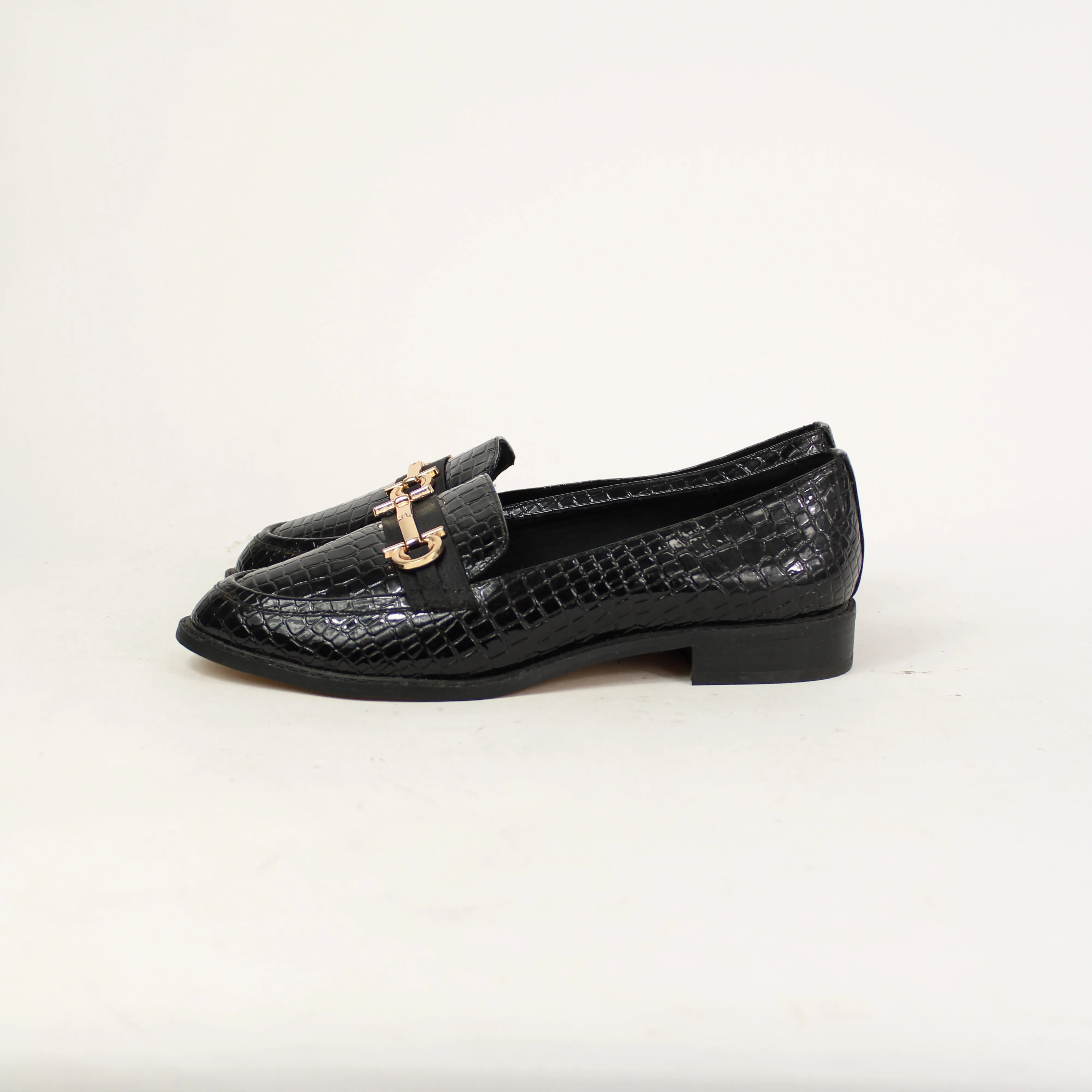 Asos Black Loafer Flat Shoes