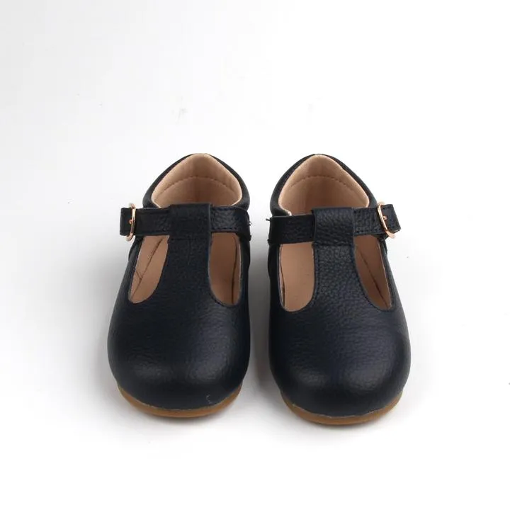 Baby Shoe - Little MeMe London Tbar Navy