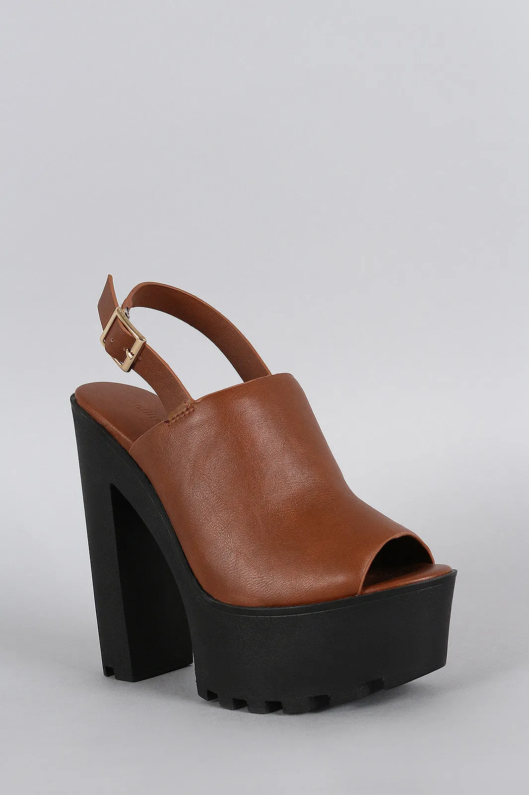 Bamboo Contrasting Shipping options Highly praised Mule Bootie Platform