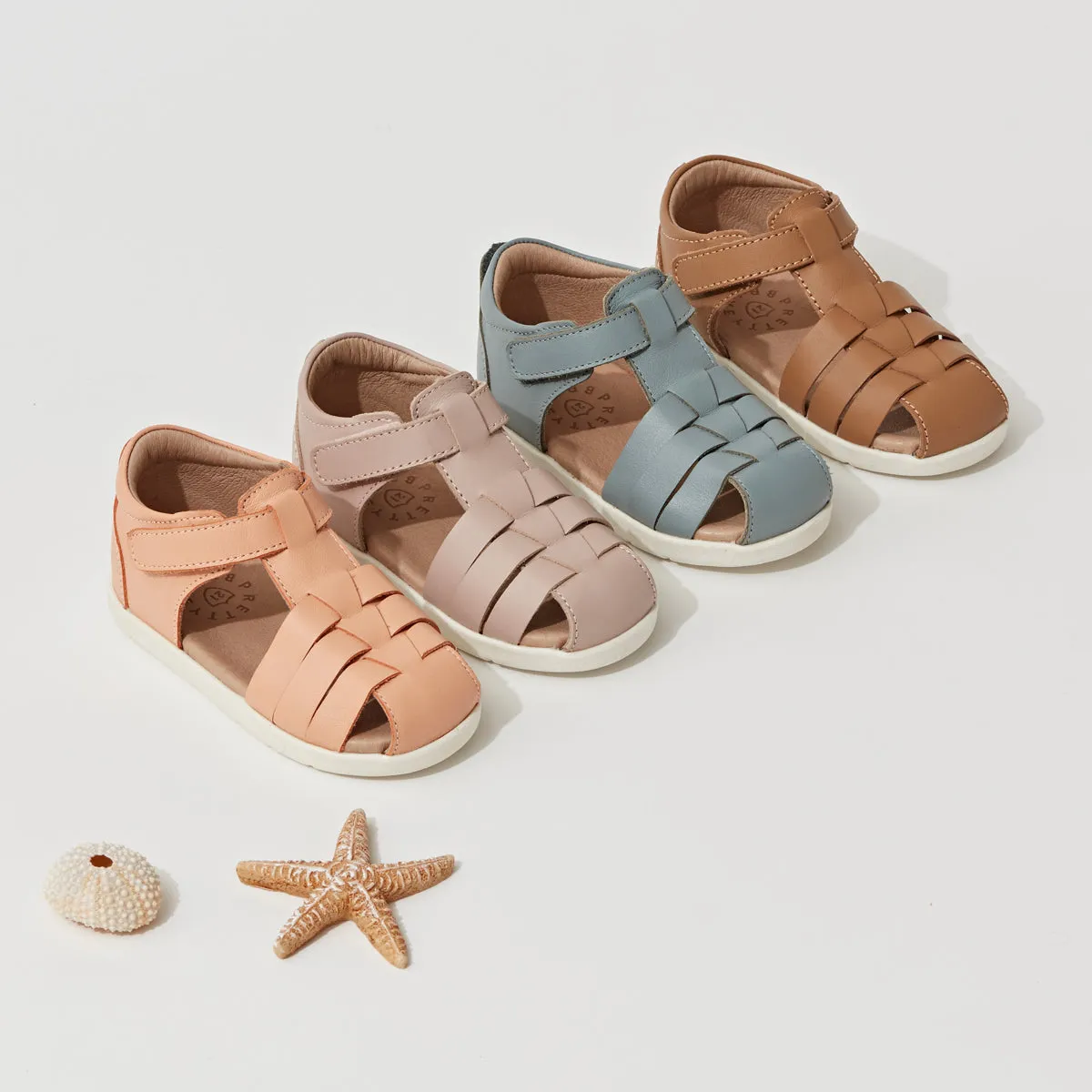 Billie Sandals (Coral)
