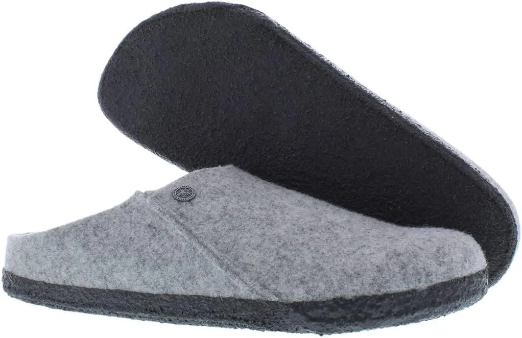 Birkenstock Men's Zermatt Shearling Shoes, Light Grey/Natural