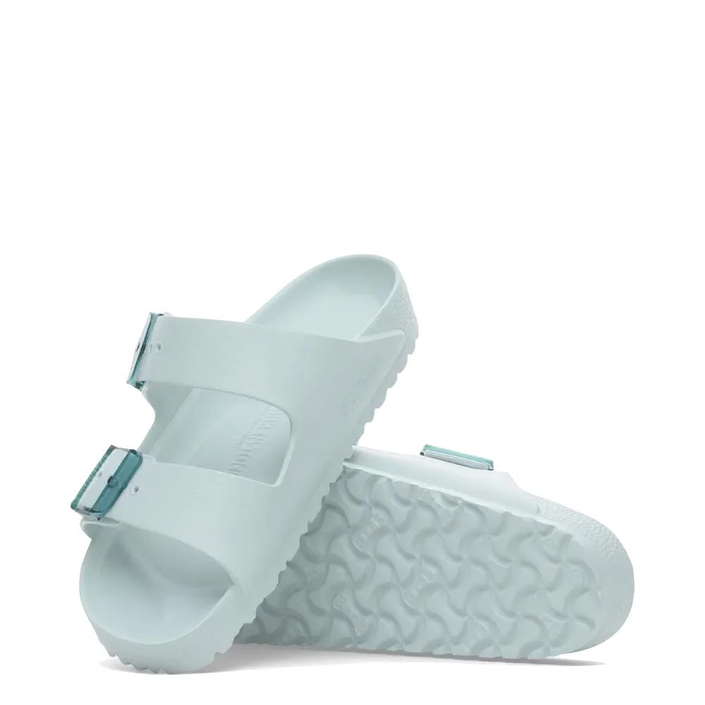 Birkenstock Women's Arizona EVA Stealth Buckle Sandal in Surf Green