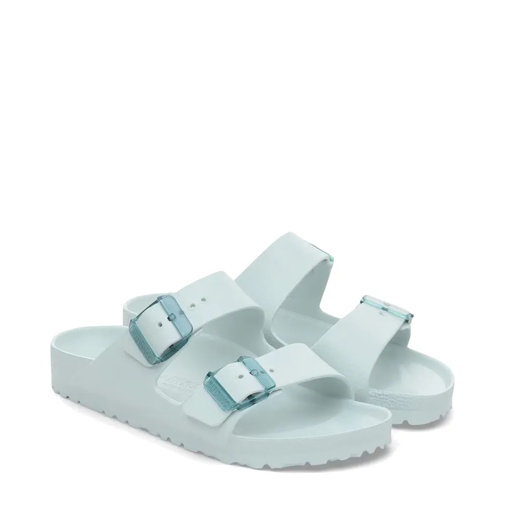 Birkenstock Women's Arizona EVA Stealth Buckle Sandal in Surf Green