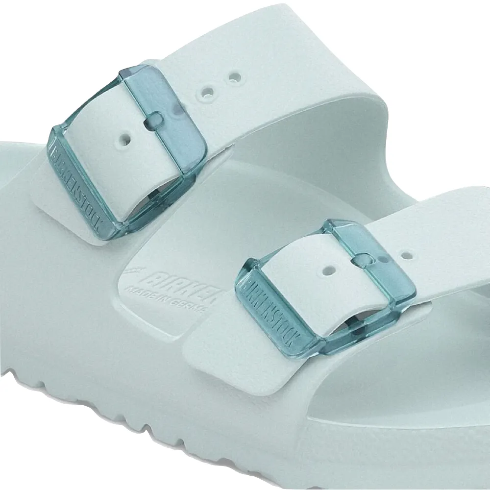 Birkenstock Women's Arizona EVA Stealth Buckle Sandal in Surf Green