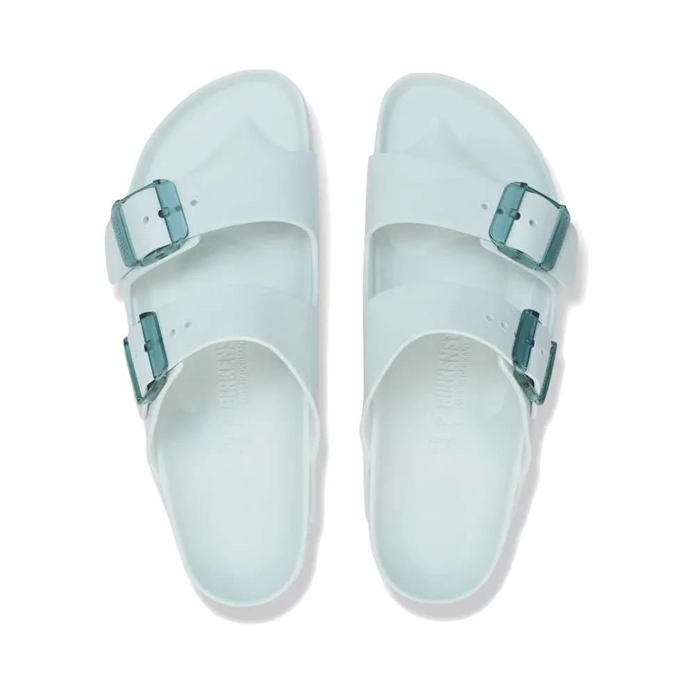 Birkenstock Women's Arizona EVA Stealth Buckle Sandal in Surf Green