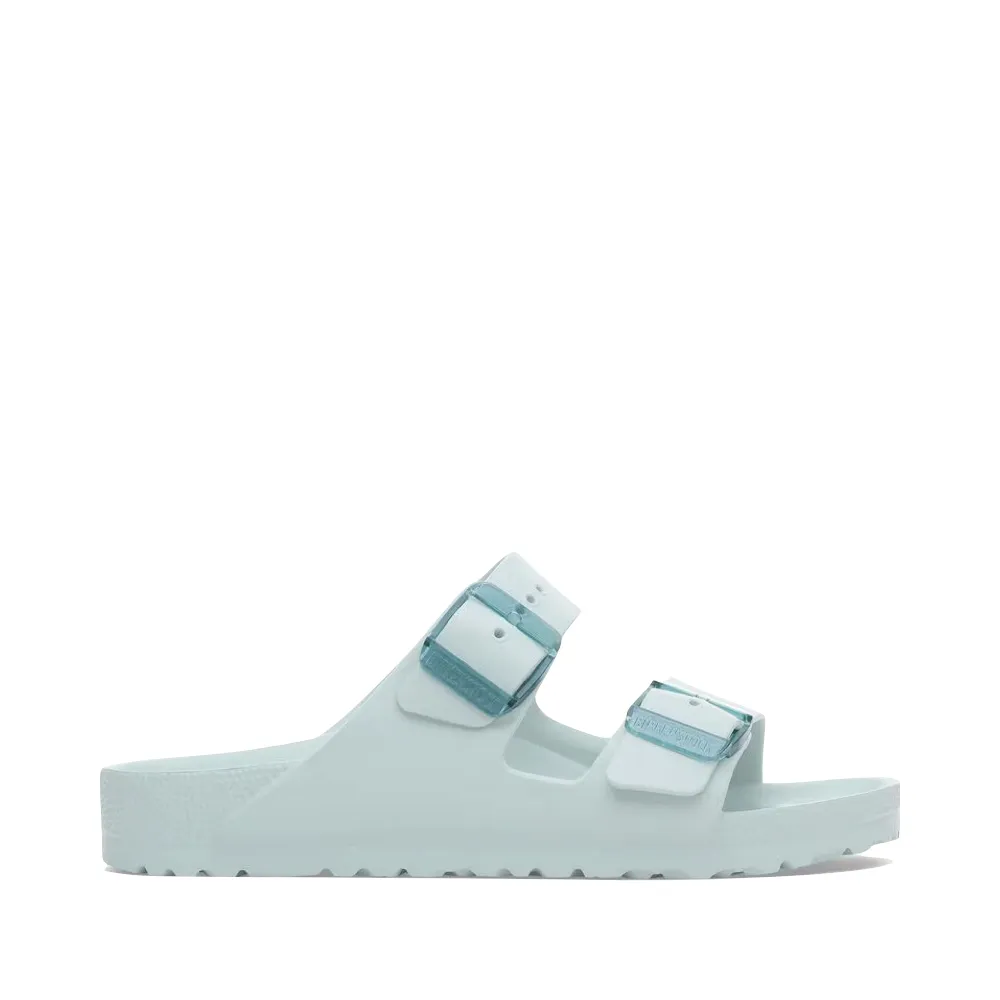 Birkenstock Women's Arizona EVA Stealth Buckle Sandal in Surf Green
