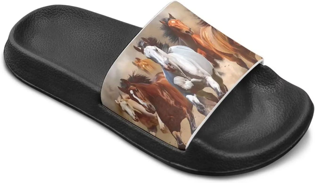 Boys Sandals with EVA Soft Sole Lightweight Slip-On Beach Slippers