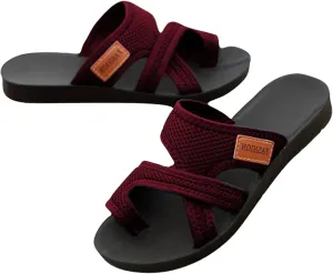 Breathable Mesh Slide Sandals For Women,Hollow Mesh Slide Sandals With Toe Loop, Summer Casual Mesh Flats Slippers