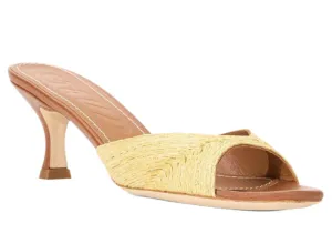 Brigitte Raffia Mule