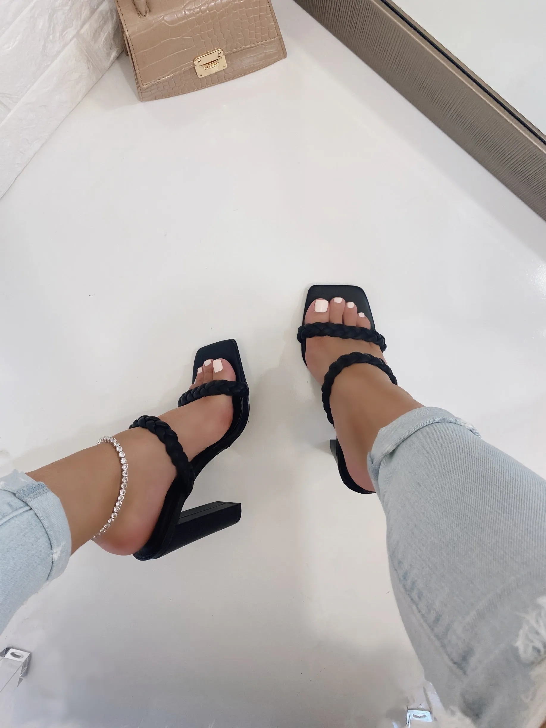 Cardi Braided Mule Heel