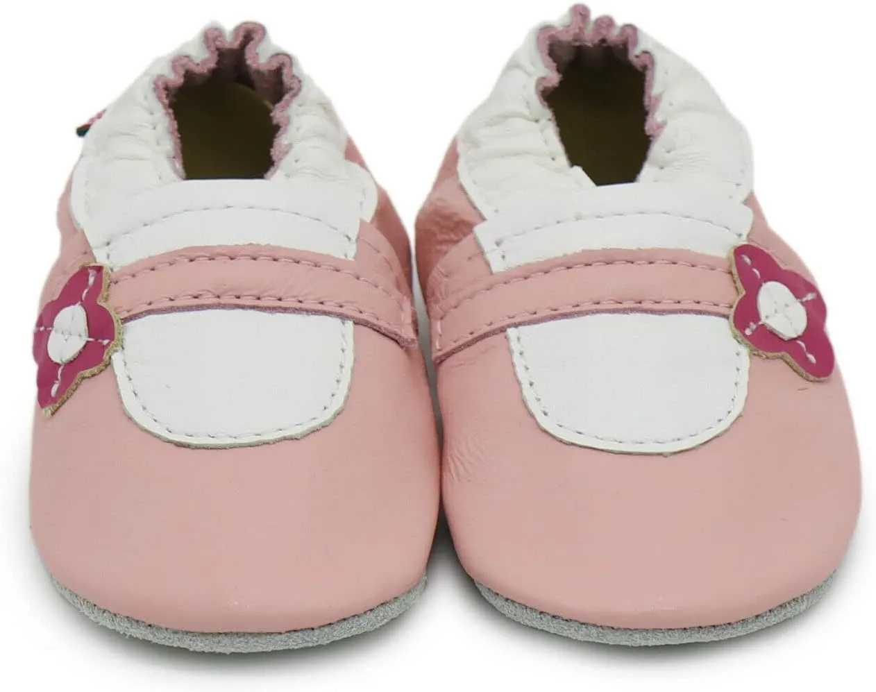Carozoo Mary Jane Baby Girl Soft Sole Leather Shoes Slippers