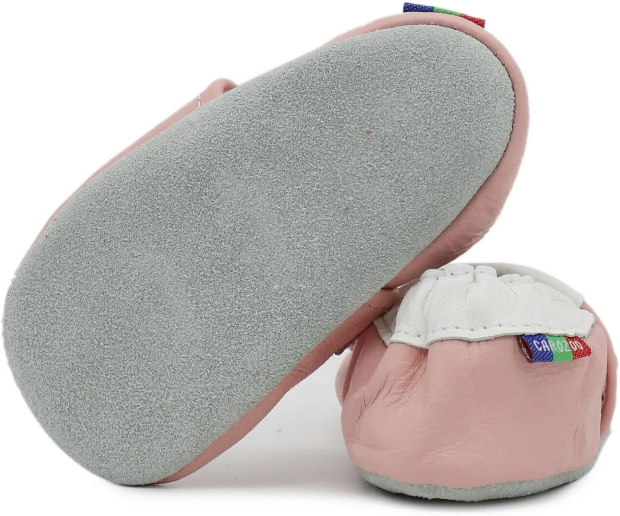 Carozoo Mary Jane Baby Girl Soft Sole Leather Shoes Slippers