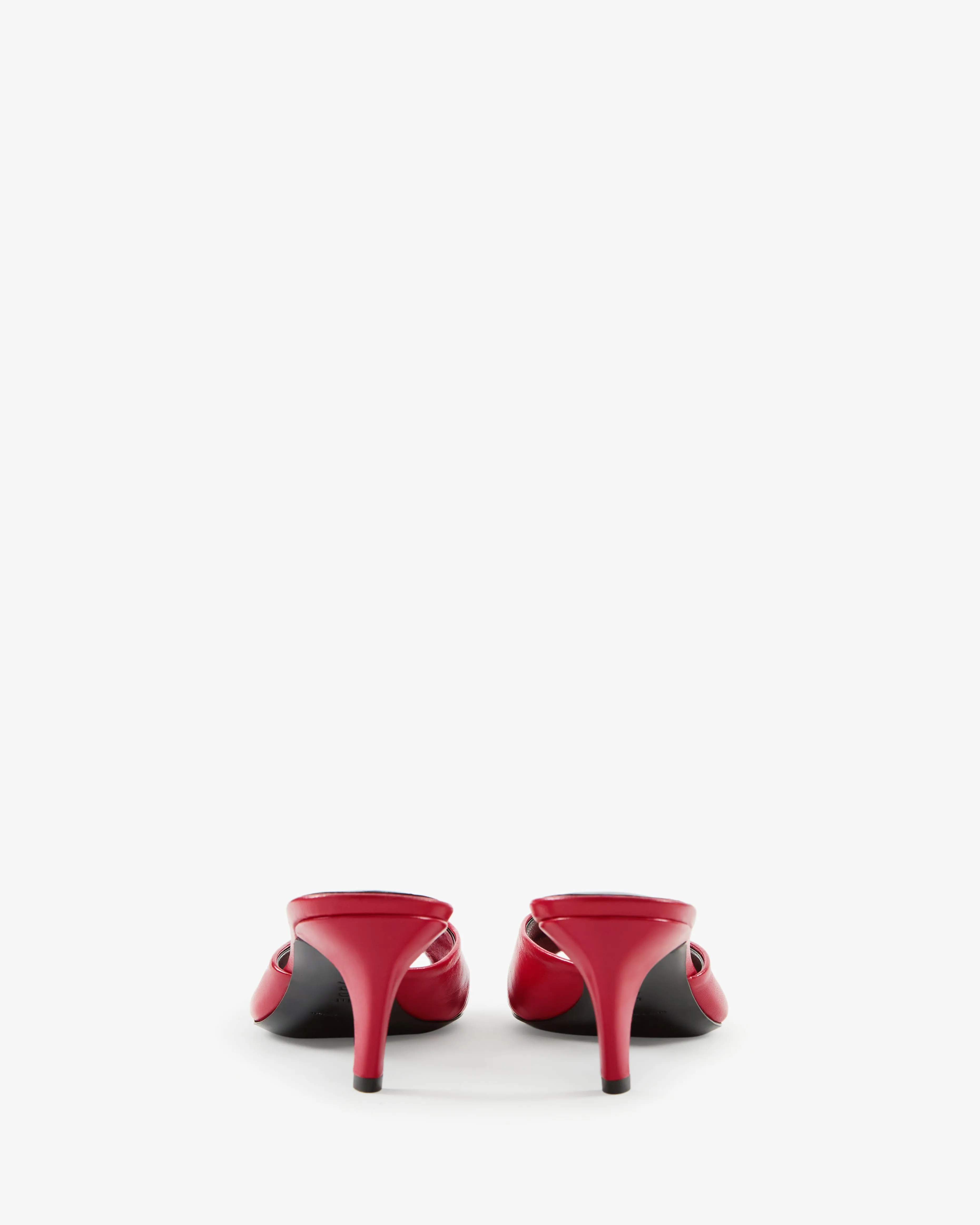 Cave Mule in Red Leather