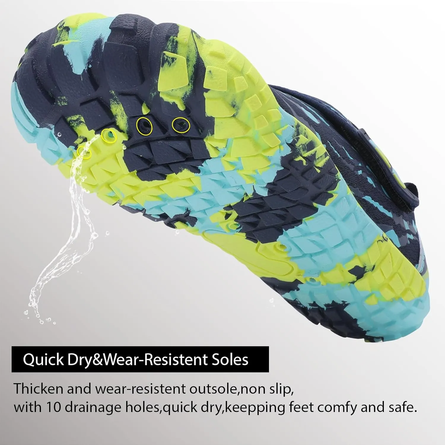 Centipede Demon Kids Water Shoes Girls Boys Quick Dry Aqua Shoes Barefoot Water Sneakers for Beach Swim Pool Boats Outdoor Water Sports Little/Big Kid