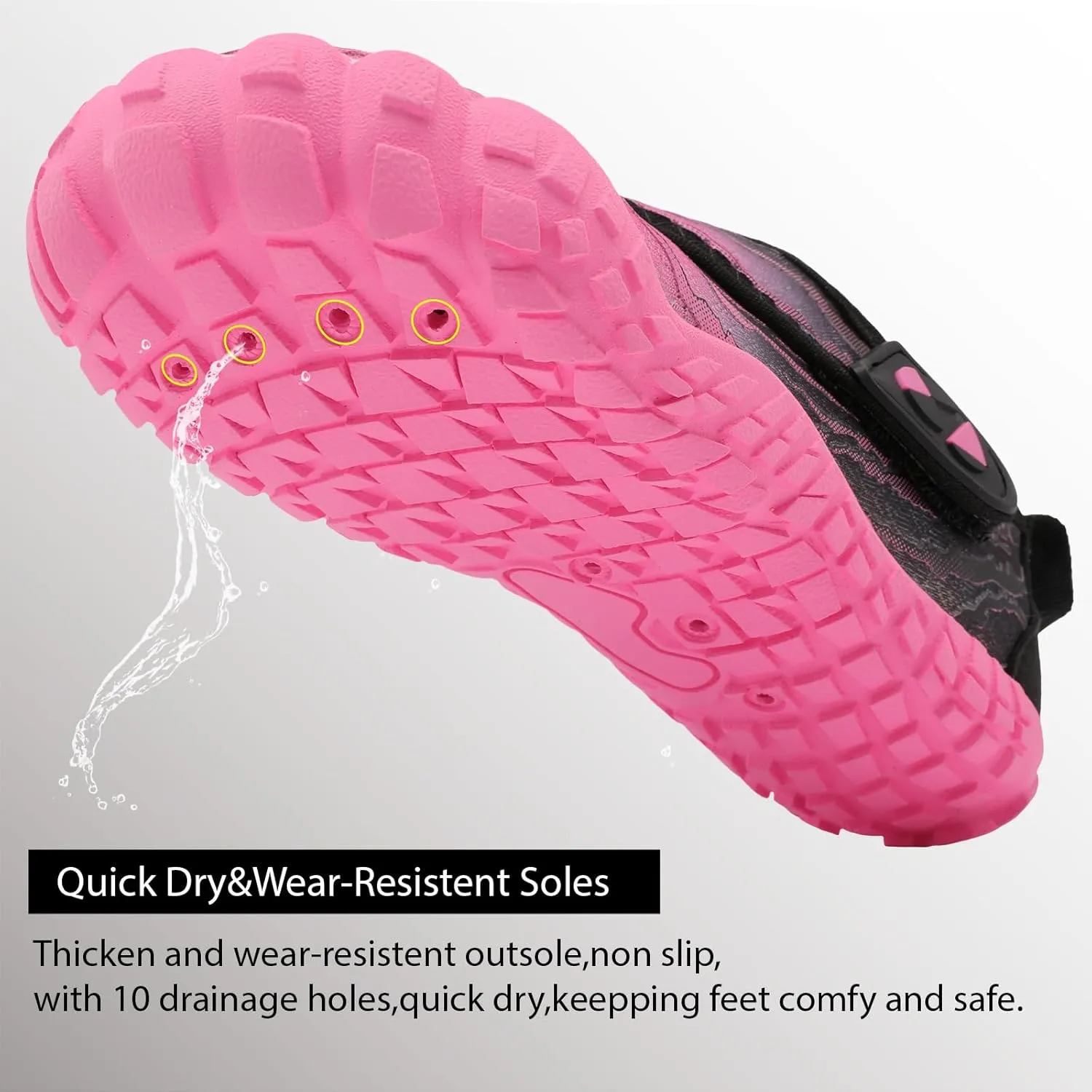 Centipede Demon Kids Water Shoes Girls Boys Quick Dry Aqua Shoes Barefoot Water Sneakers for Beach Swim Pool Boats Outdoor Water Sports Little/Big Kid