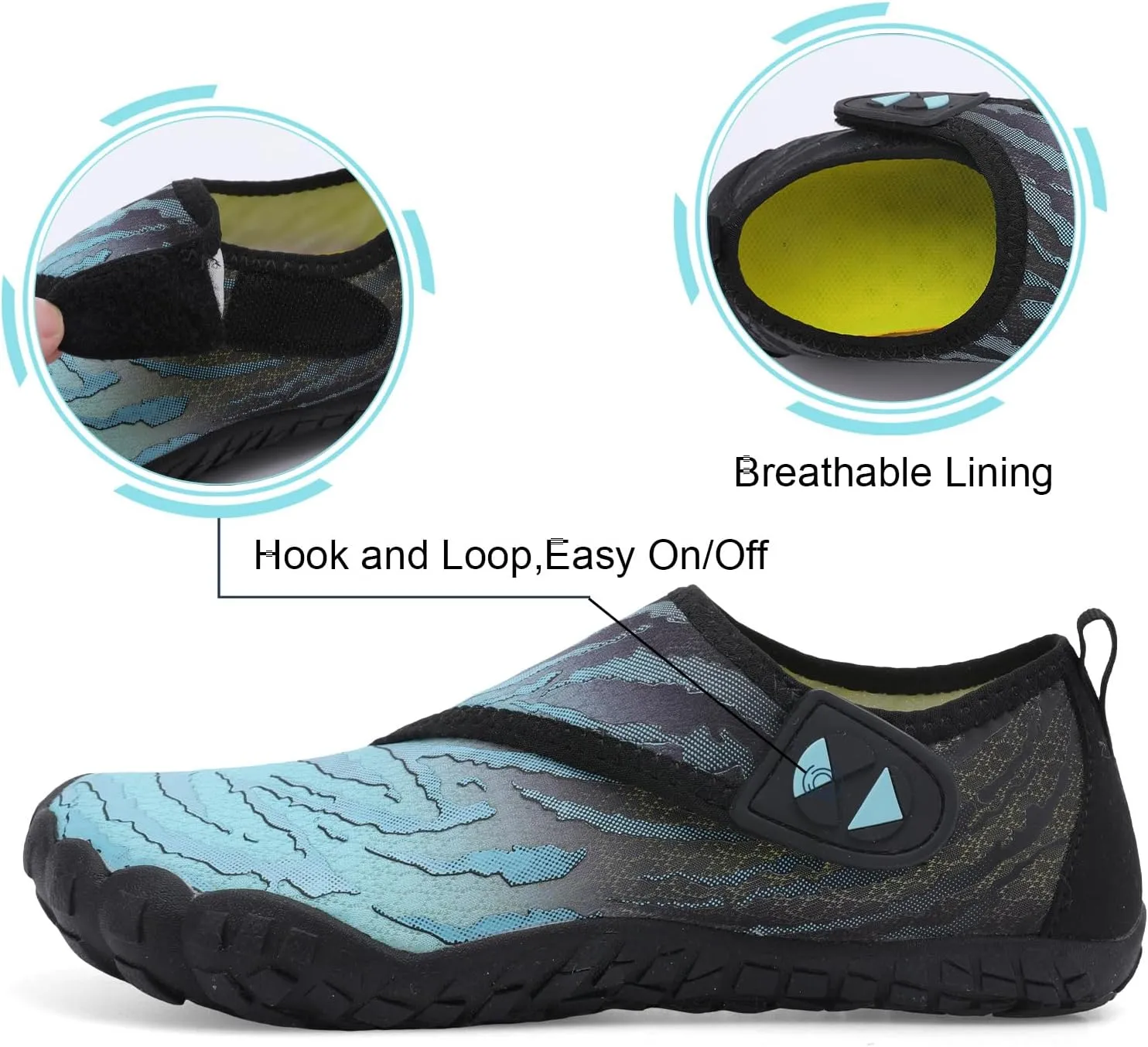 Centipede Demon Kids Water Shoes Girls Boys Quick Dry Aqua Shoes Barefoot Water Sneakers for Beach Swim Pool Boats Outdoor Water Sports Little/Big Kid