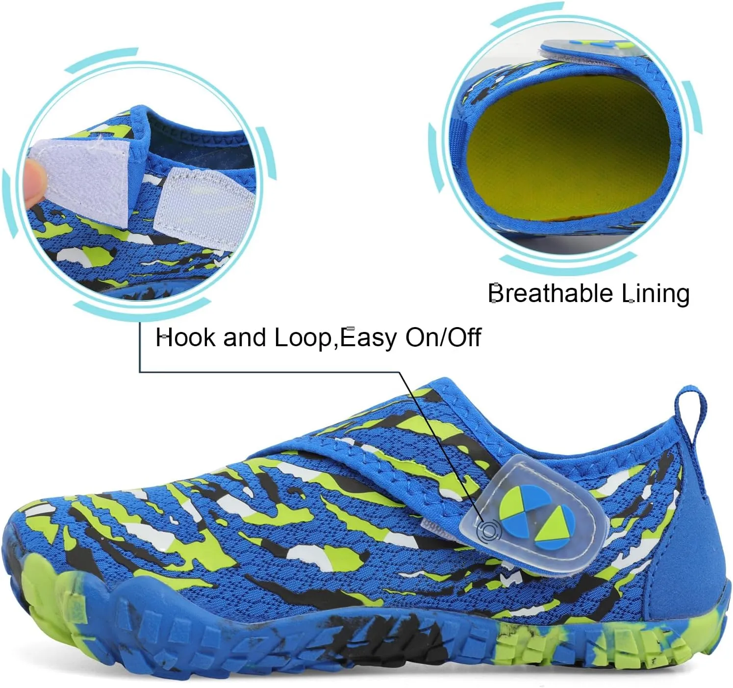 Centipede Demon Kids Water Shoes Girls Boys Quick Dry Aqua Shoes Barefoot Water Sneakers for Beach Swim Pool Boats Outdoor Water Sports Little/Big Kid