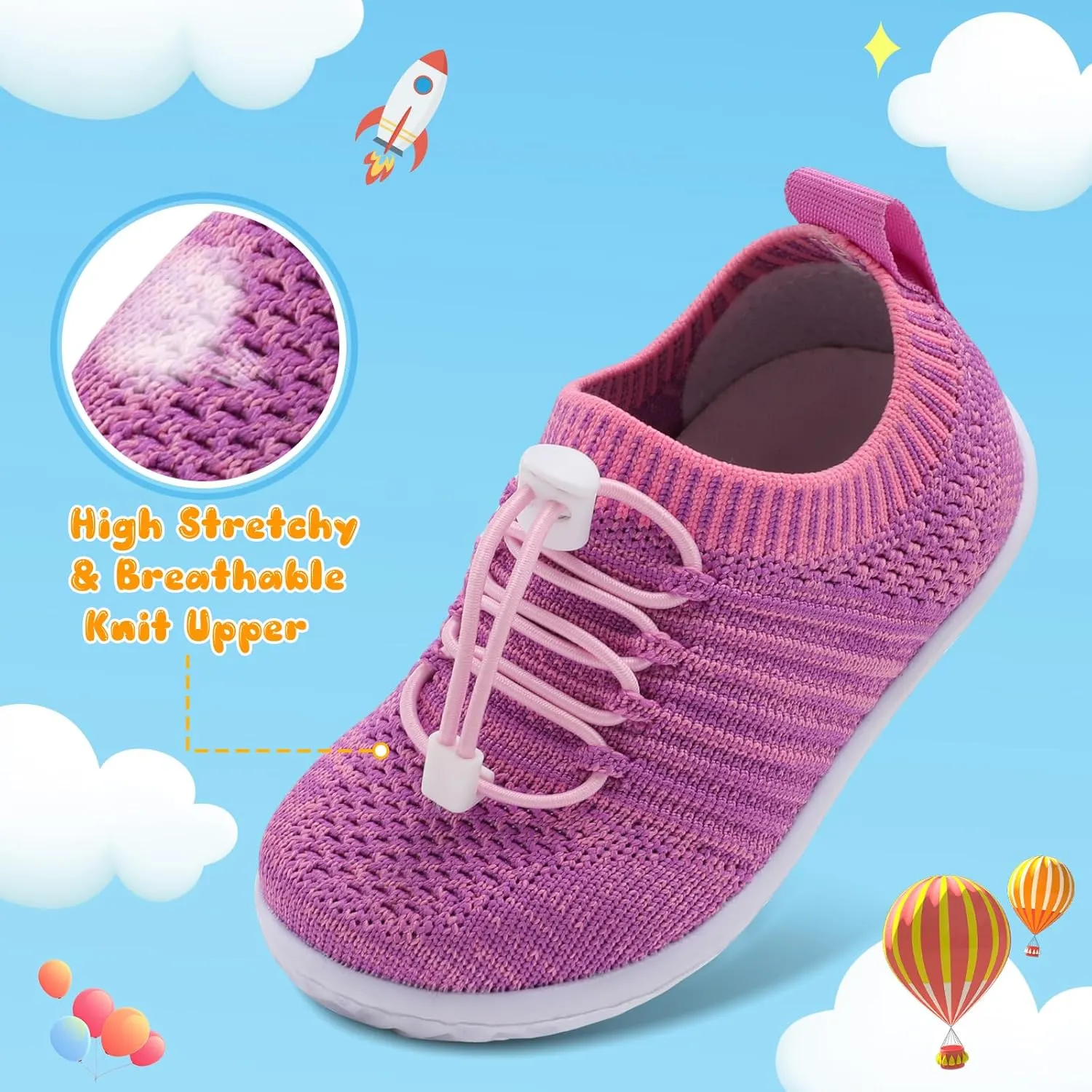 Centipede Demon Toddler Shoes for Boys Girls Baby Kids Slip on Walking Shoe Breathable Sock Shoes Lightweight Soft Sneakers