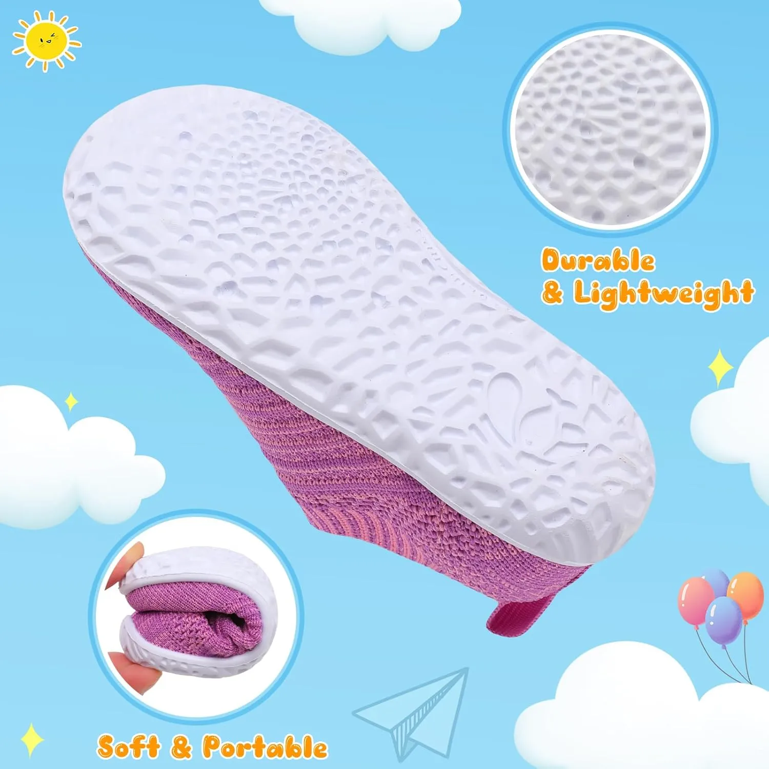Centipede Demon Toddler Shoes for Boys Girls Baby Kids Slip on Walking Shoe Breathable Sock Shoes Lightweight Soft Sneakers