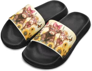 Children Slide Sandals Soft Anti-Skid Sandal Comfort Lightweight Slip On Summer Slippers for Beach Pool