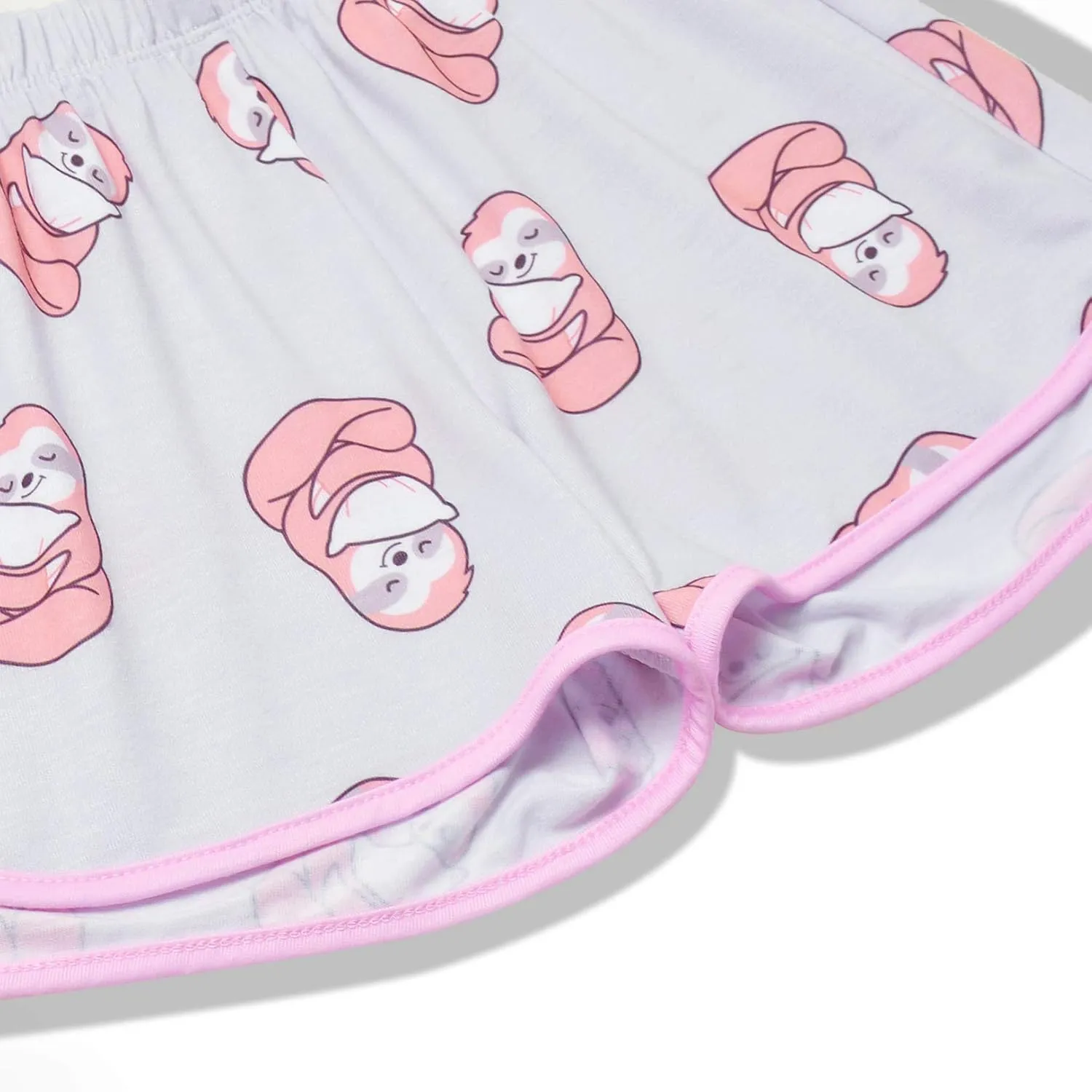 CHILDRENSTAR Matching Girls&Doll Pajama Sets Summer Pjs Flutter Sleeve Sleepwear