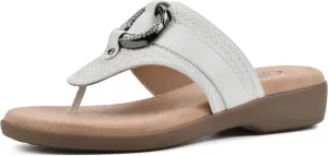CLIFFS BY WHITE MOUNTAIN Women's Benedict Mini Wedge Sandal