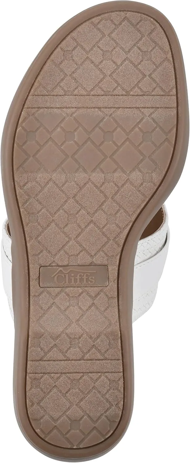 CLIFFS BY WHITE MOUNTAIN Women's Benedict Mini Wedge Sandal