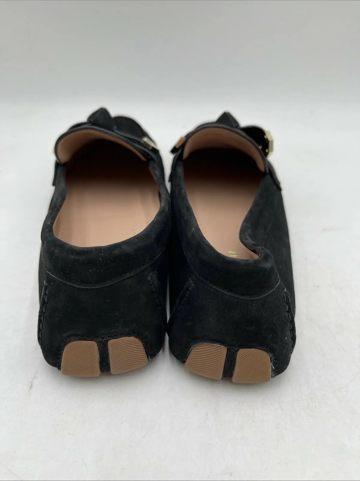 Cole Haan Women's Evelyn Bow Driver Flats Black Size 6.5B - Very Good