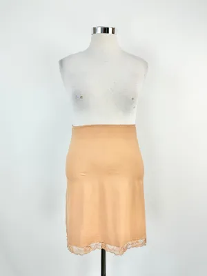 Colette Dinnigan Muted Orange Nylon Slip Skirt - AU10/12