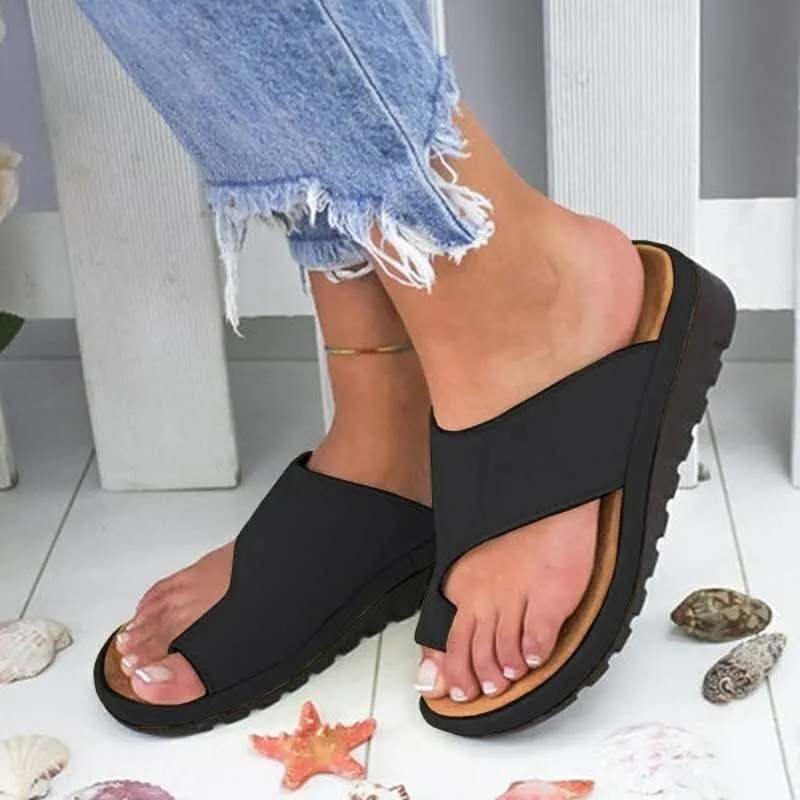 Comfy Platform Flat Sole Women Slippers