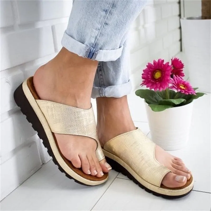 Comfy Platform Flat Sole Women Slippers