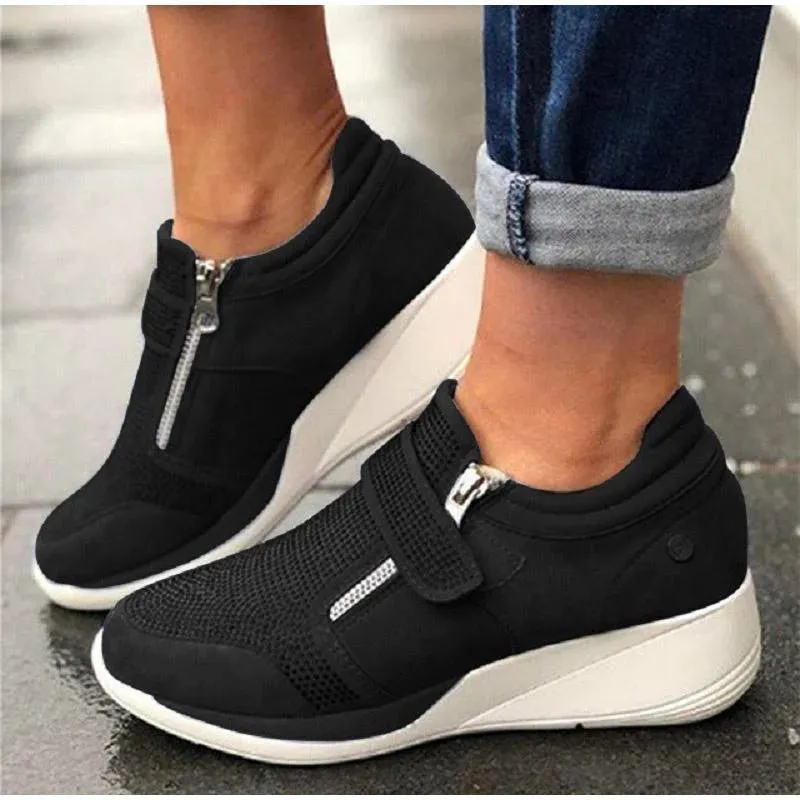 Comfy Platform Shoes with Mid-Heel