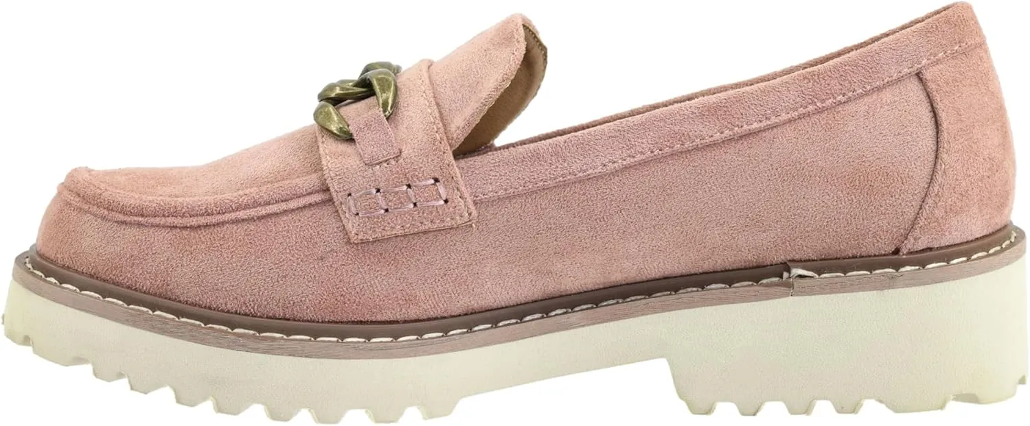 Corkys Footwear Women's Literally Loafer with 1.5 Chunky Heel
