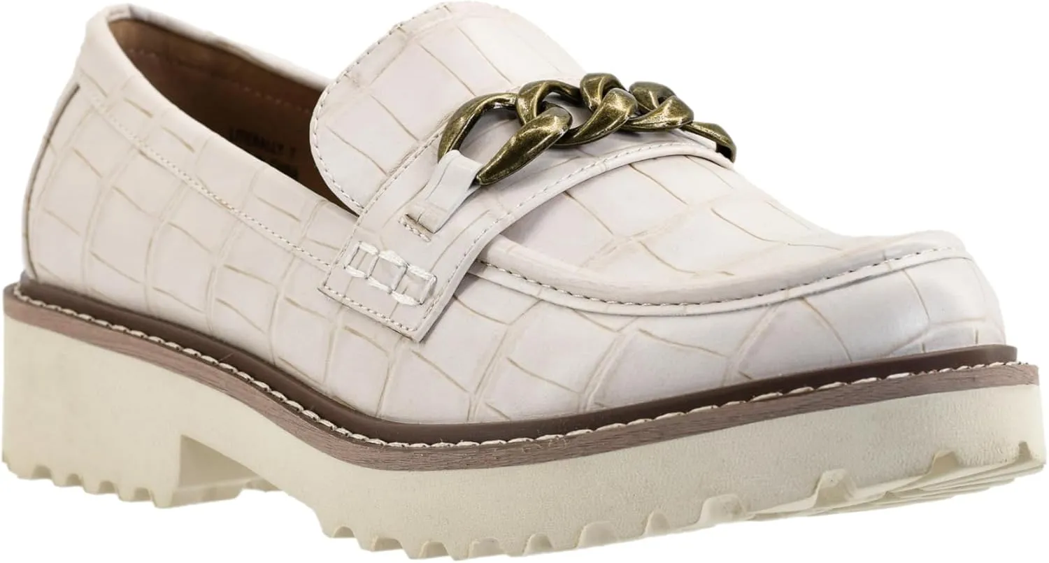 Corkys Footwear Women's Literally Loafer with 1.5 Chunky Heel