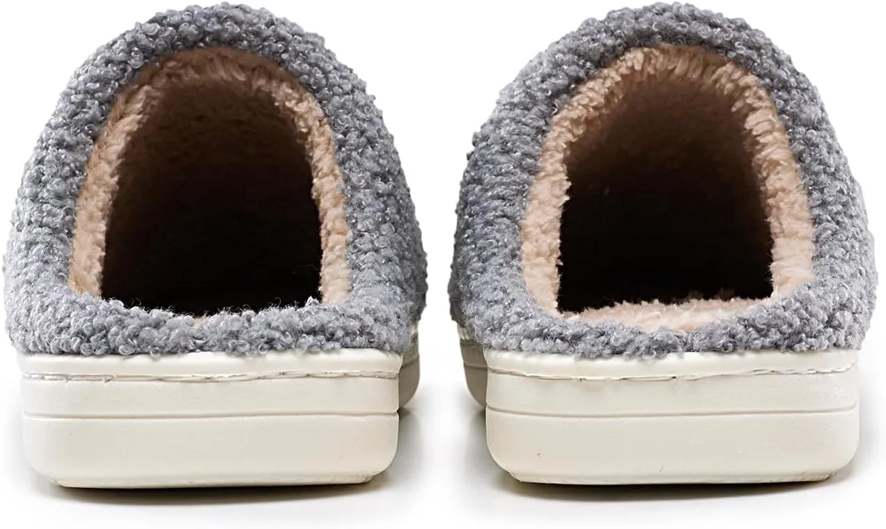 Cute Smile Face Slippers for Women and Men,Soft Plush Comfy Warm Couple Slip-On House Happy Face Slippers For Winter Indoor Outdoor Smile Slippers Non-slip Fuzzy Flat Slides