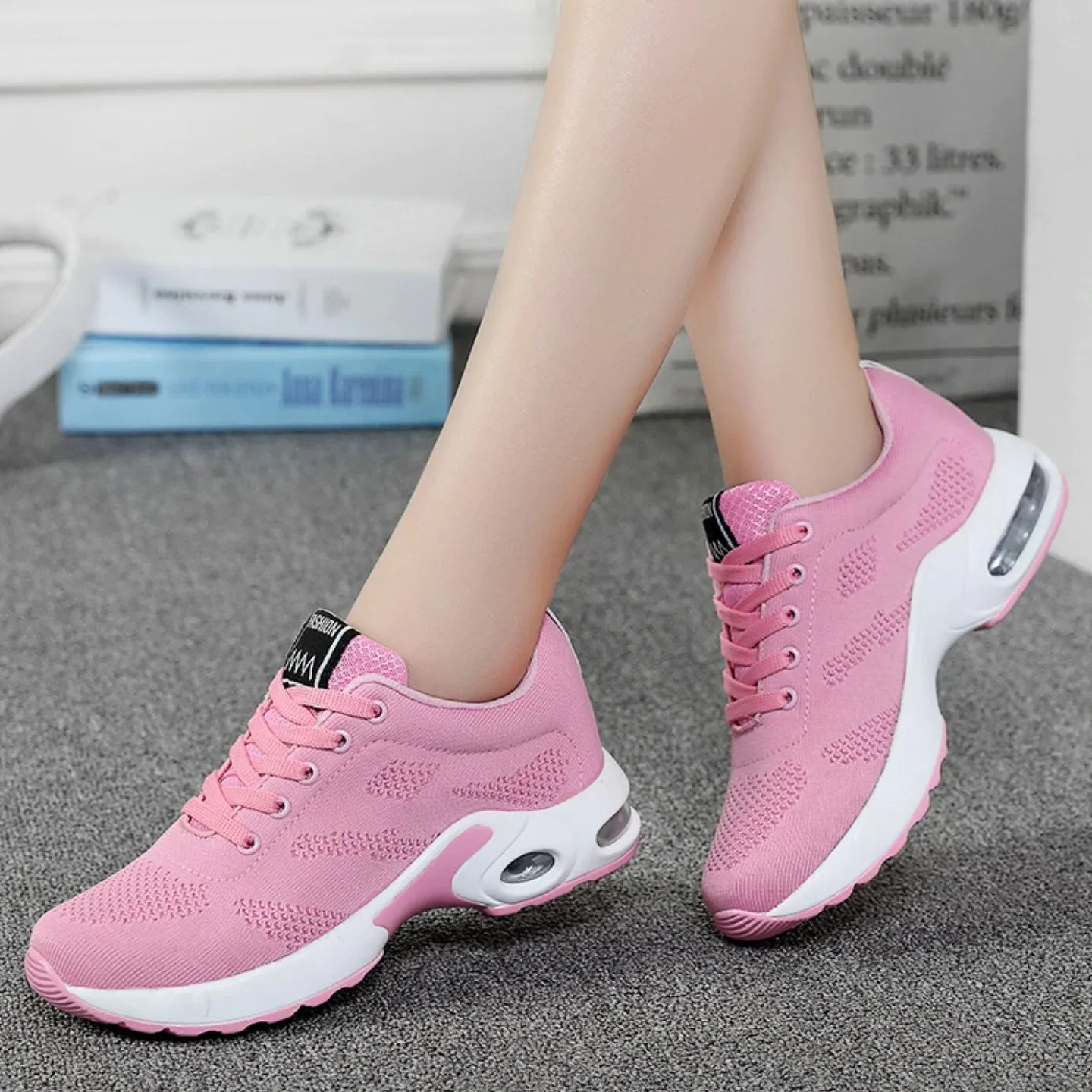 Damen Leichte und Atmungsaktive Walkingschuhe