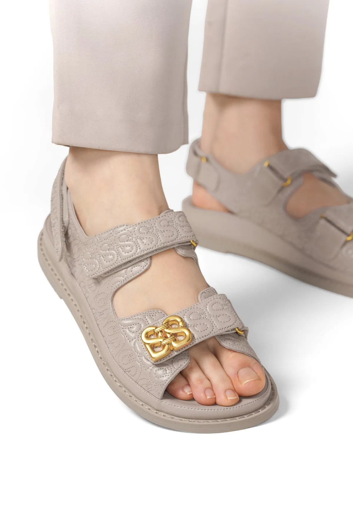 Deux Double Strap - Grey