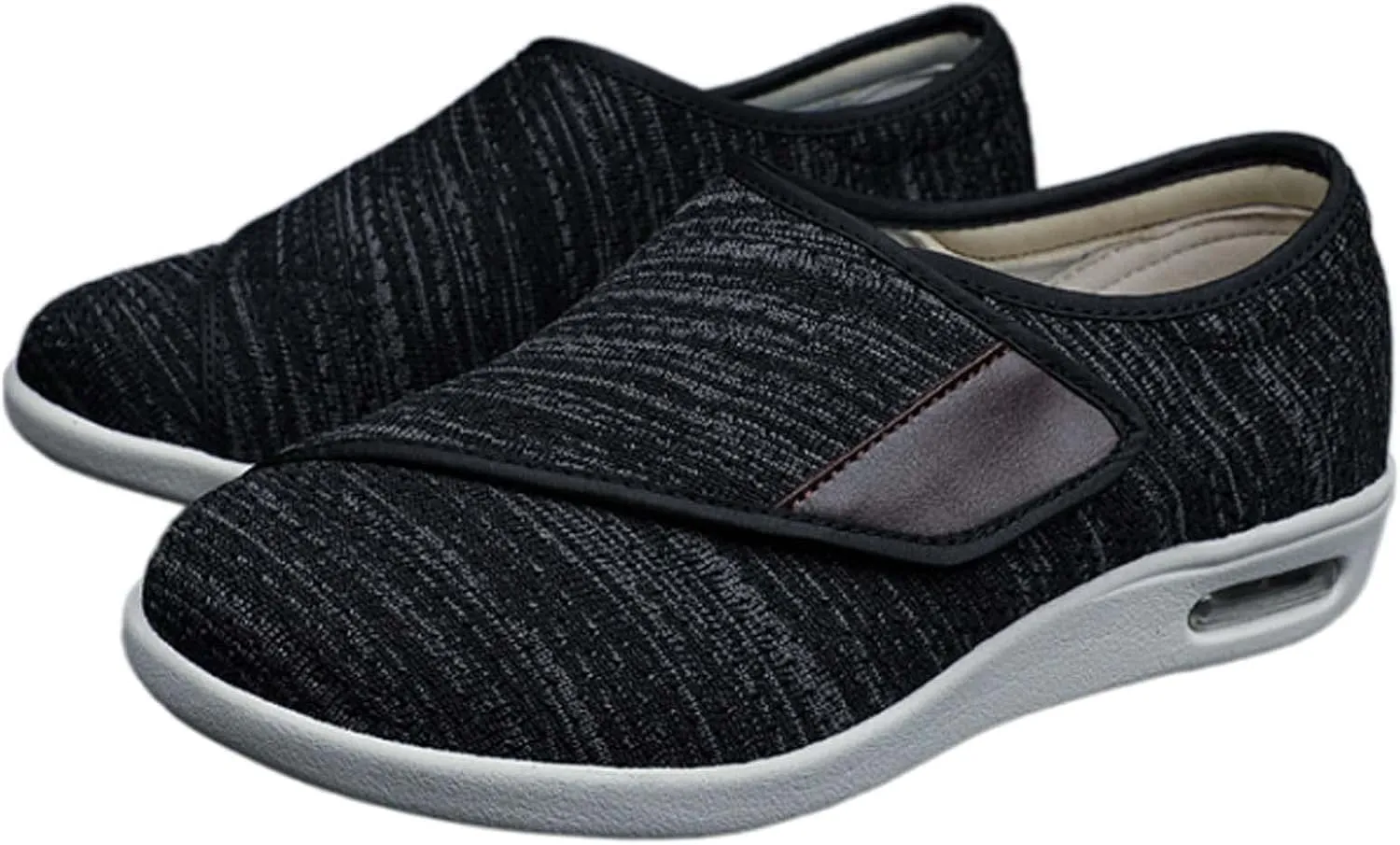 Diabetic Shoes Width Shoe for Elderly Women,Orthopedic Lightweight Comfy Casual Slippers for Elderly Swollen Feet Arthritis Recovery Men 10.5/Women 11.5