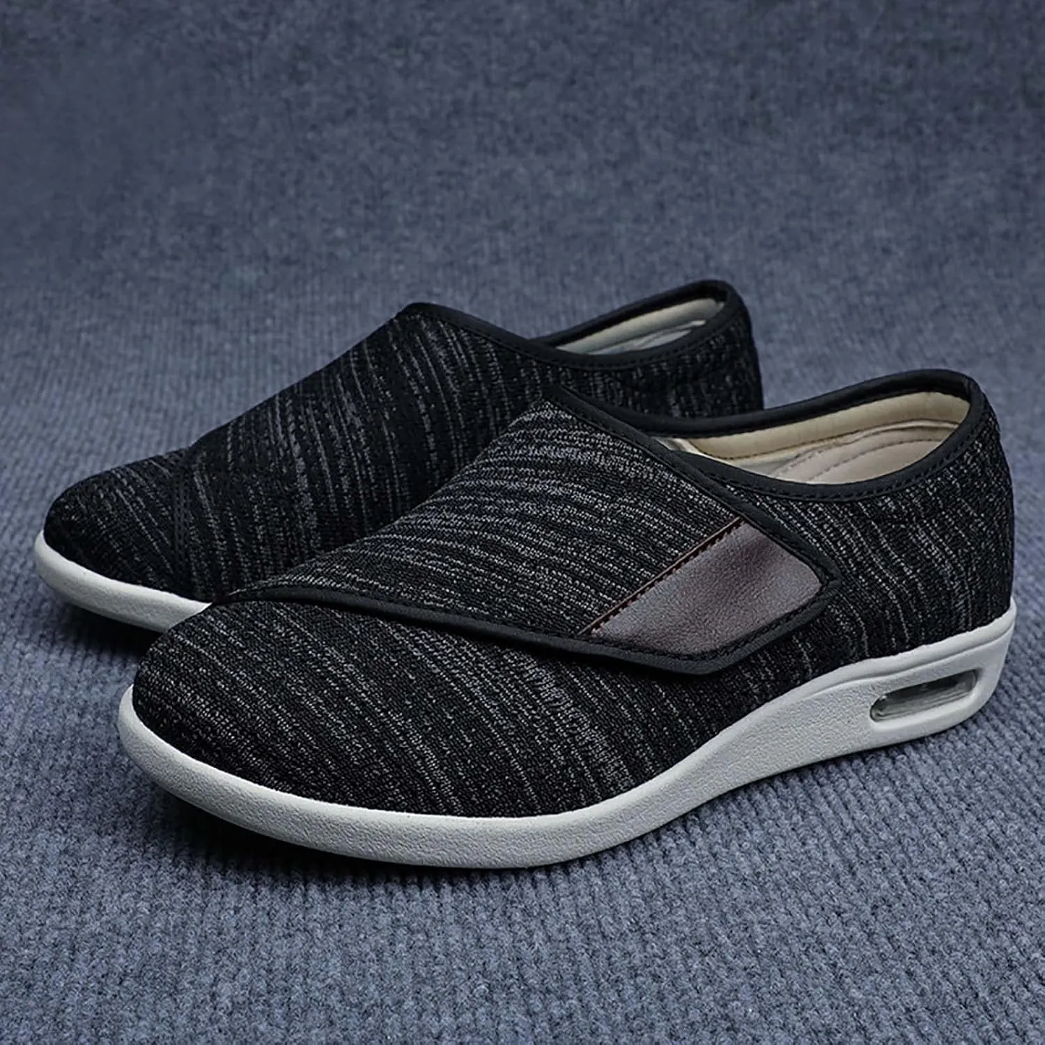 Diabetic Shoes Width Shoe for Elderly Women,Orthopedic Lightweight Comfy Casual Slippers for Elderly Swollen Feet Arthritis Recovery Men 10.5/Women 11.5