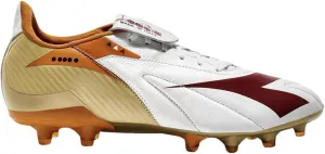 Diadora Maximus Elite ITA T SLX Men's Firm Ground Soccer Shoe - Premium Leather, Reversible Tongue, Ultra-Light Outsole, Crafted in Italy