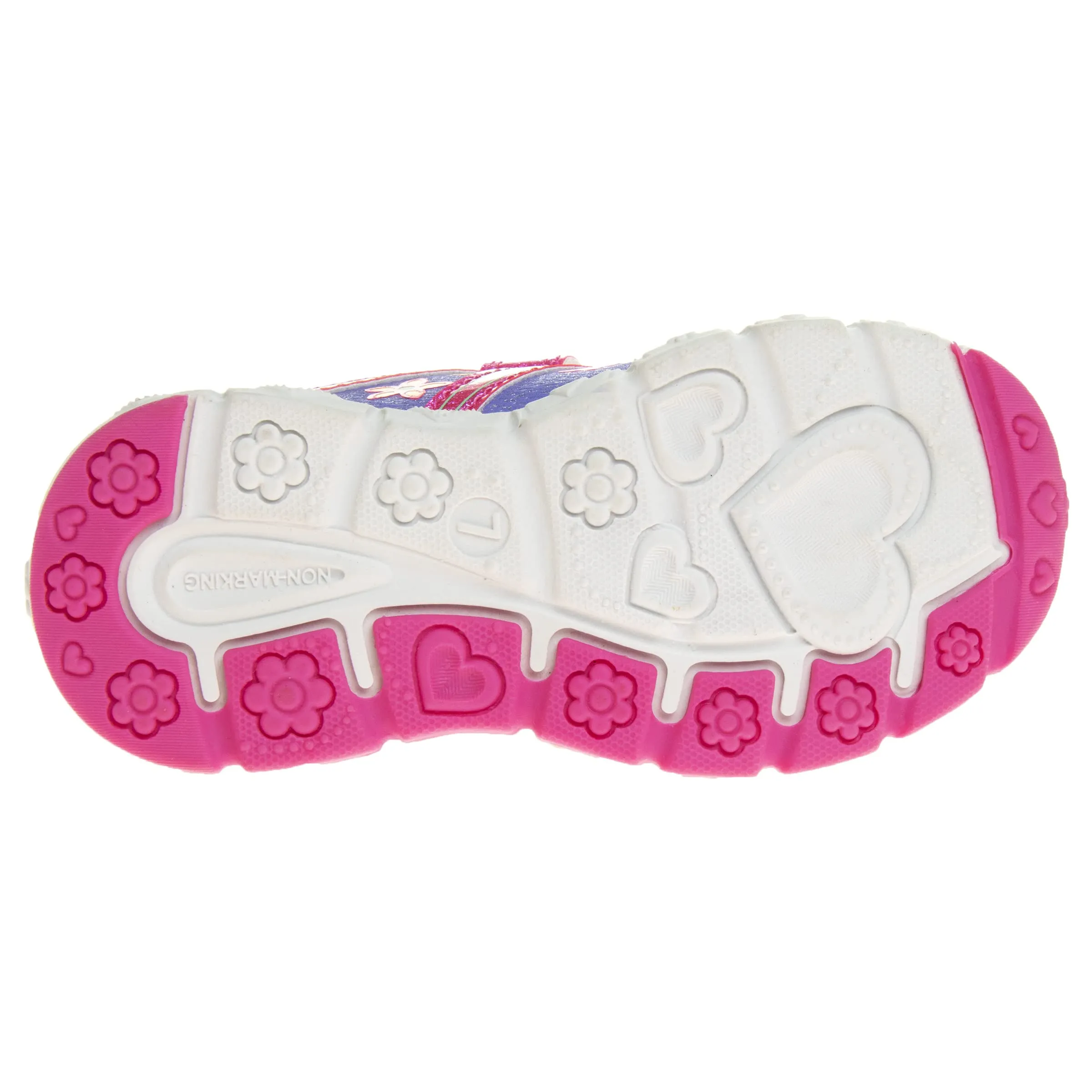 Disney Girls' Encanto Light Up Shoes - Mirabel LED Laceless Sneakers - (Size Toddler - Little Kids)